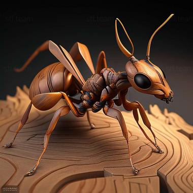 3D model Camponotus nigriceps (STL)